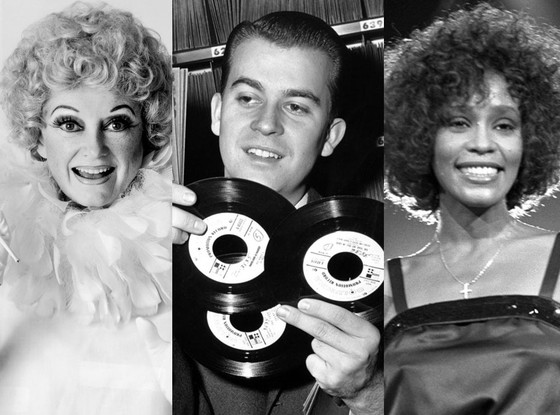 Whitney Houston, Dick Clark, Phyllis Diller Whitney Houston, Dick Clark, Phyllis Diller